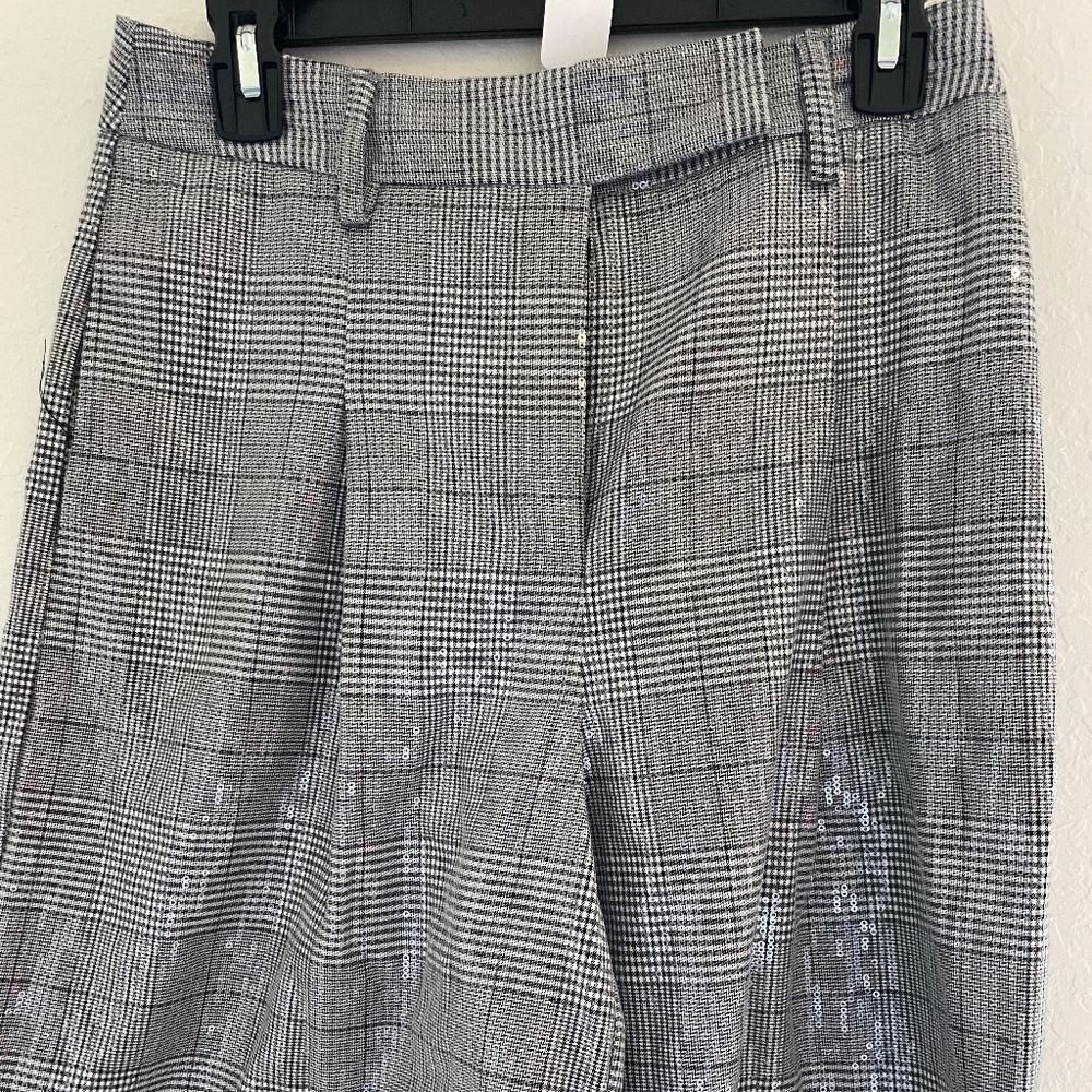 Express Houndstooth High-Waisted Shorts